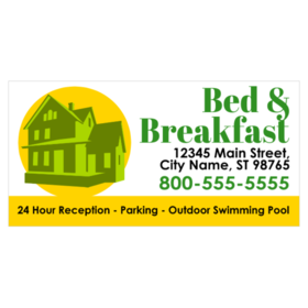 Pictorial Bed and Breakfast Banner