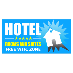 Hotel Rooms and Suites Free WIFI Banner
