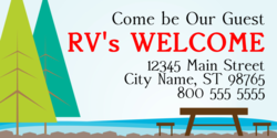 Be Our Guest RV's Welcome Banner