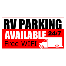 RV Parking Available Banner