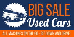 Big Sale Used Cars Banner