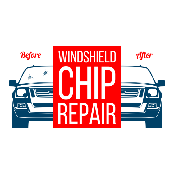 Car Windshield Repair and Replacement Banners