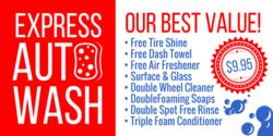 Express Auto Wash Banner
