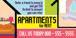 Call US For Rent Referral Banner