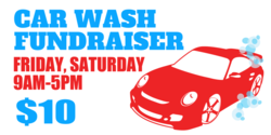 Car Wash Fundraiser Date Banner