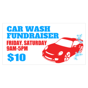 car wash banners printastic com car wash fundraiser template