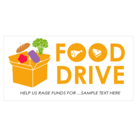 Food Drive Announcement Banner