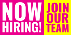 Two Column Colors Now Hiring Join Our Team Banner
