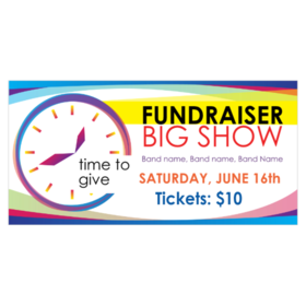 Buy Tickets For Show Fundraiser Banner