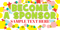 Become A Sponsor Stars and Circles Banner