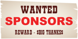 Wanted Sponsors Banner