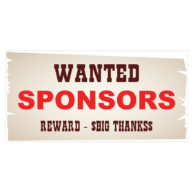 Wanted Sponsors Banner