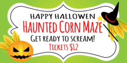 Haunted Corn Maze Banner