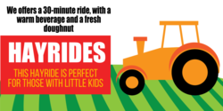 Farm Tractor 30 Minute Hayride Banner