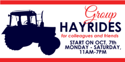 Group Hayride Events Banner