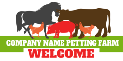 Petting Farm Welcome Banner Farm Animal Design