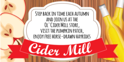 Cider Mill Antique Design Banner