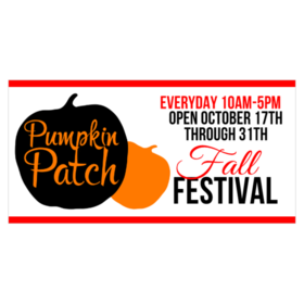 Pumpkin Patch Festival Banner