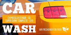 Exterior and Interior Car Wash Banner