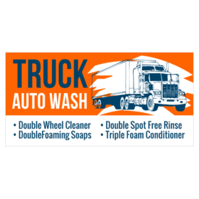 Auto Truck Wash Banner