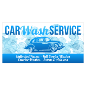 Car Wash Service Banner