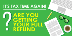 Its Tax Time Again Tax Banner