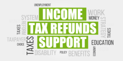 Income Tax Refund Support Banner