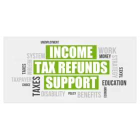 Income Tax Refund Support Banner