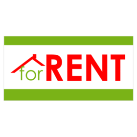 House Silhouette For Rent Banner