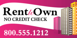 Rent To Own Banner