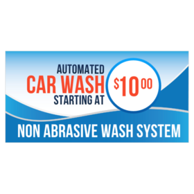 Automated Car Wash Banner