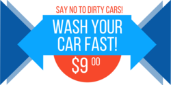 Fast Car Wash Banner