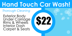 Hand Touch Car Wash Banner
