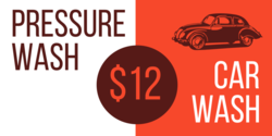 Pressure Wash Car Wash Banner