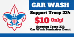 Boy Scout Car Wash Banner