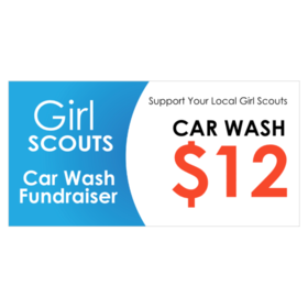 Girl Scout Car Wash Banner