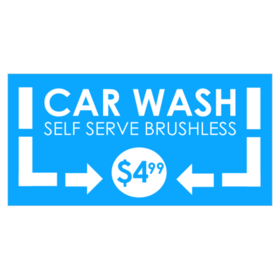 Self Serve Car Wash Banner
