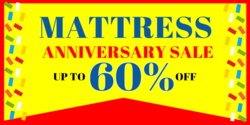 % Off Mattress Anniversary Sale Banner