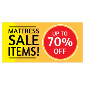 Mattress Items  Sale Banner