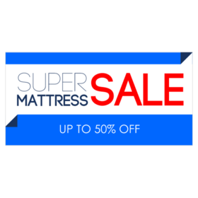 Super Mattress % Off Sale Banner