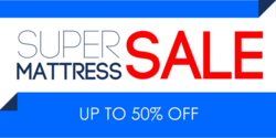 Super Mattress % Off Sale Banner