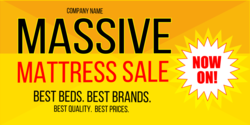 Mattress Massive Sale Banner