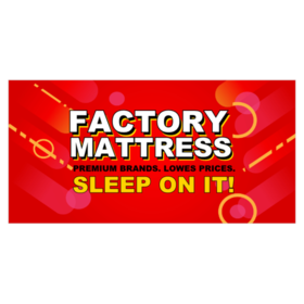 Mattress Factory Sale Banner