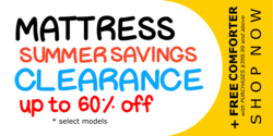 Mattress Summer Savings Sale Banner