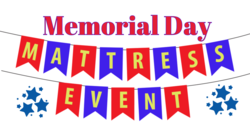 Memorial Day Mattress Event Banner