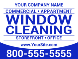 Brandable Your Company Storefront Window Cleaning Yard Sign