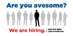 Are You Awesome We Are Hiring Banner