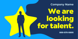 We Are Looking For Talent Banner