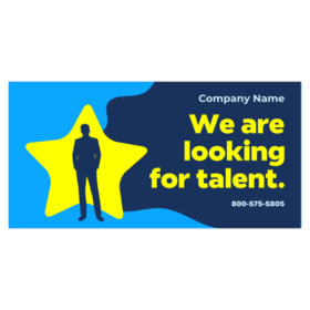 We Are Looking For Talent Banner