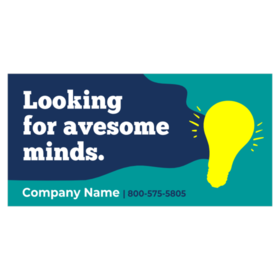 Looking for Awesome Minds Banner